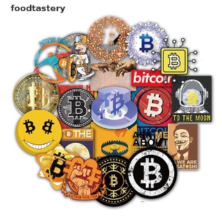 Fty สติกเกอร์ ลายกราฟฟิตี้ Bitcoin สําหรับติดตกแต่งสมุดโน้ต 50 ชิ้น