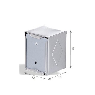 กล่องกระดาษ สแตนเลส 304 ขนาด 9.8X10 CM 304 Stainless Steel Paper Box Size 9.8X10 CM