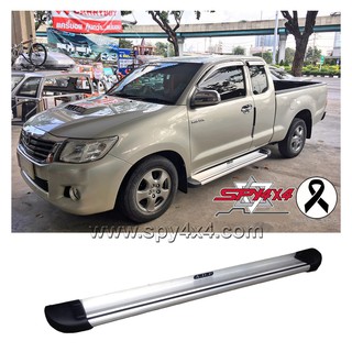 บันไดเสริมข้างรถกระบะ รถแค็บ แบบทั่วไป ทรง TYPE D พร้อมขายึดใส่รถ Toyota ไมตี้ ไทเกอร์ D4D , Vigo , Vigo champ , Revo