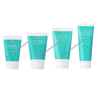 Smooth E babyface Foam ( 1 / 2 / 4 / 8 oz.) สมูทอี เบบี้ เฟซ โฟม ไม่มีฟอง ล้างหน้าใส ผิวนุ่ม ชุ่มชื้น