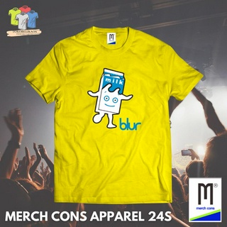 Kmd143 | เสื้อยืด พิมพ์ลาย BAND BLUR MILK TAG MERCHCONS APPAREL | ขนาดด้านนอก