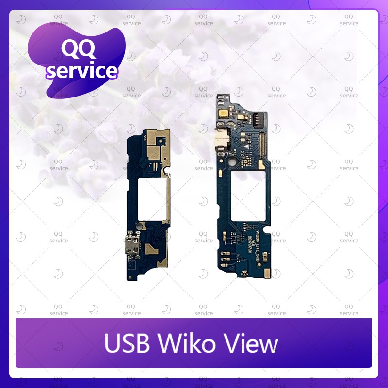 USB Wiko View อะไหล่สายแพรตูดชาร์จ แพรก้นชาร์จ Charging Connector Port Flex Cable（ได้1ชิ้นค่ะ) QQ se