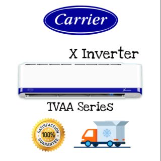 🔥Carrier แอร์ติดผนัง รุ่น X- Inverter TVAA010 TVAA013 TVAA018 TVAA024 TVAA028 TVAA030 TVAA033 TVAA036