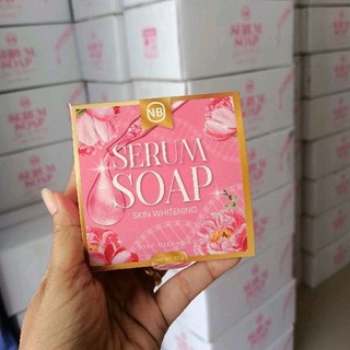 พร้อมส่ง!! สบู่เซรั่มnb(แท้) serum soap skin whitening สบู่ครูเบียร์