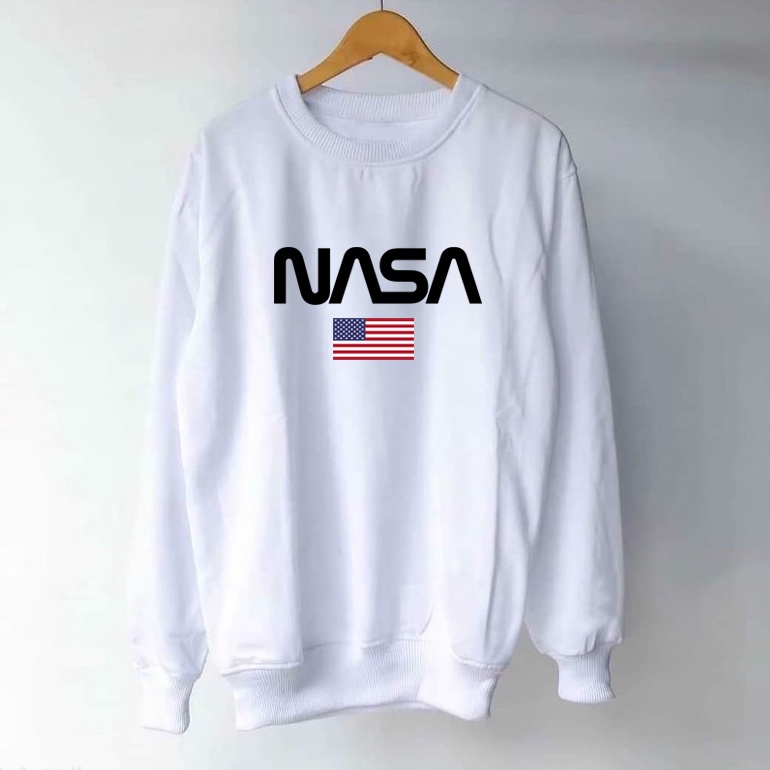 NASA BASIC SWETER / NASA CREWNECK HOODIE / เสื้อสเวตเตอร์ผู้ชาย NASA