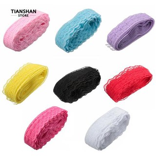 Tianshan บ้านและการทำงาน 10 หัตถกรรมหลนปักขอบปักสุทธิRibbon ริบบิ้นDIY หัตถกรรม 22mm