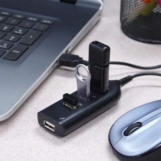 Quu ฮับ Usb 2.0 ความเร็วสูง, พอร์ต Usb หลายพอร์ต Usb 4 พอร์ตสําหรับ Windows Pc, Mac