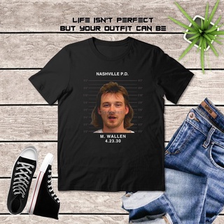 เสื้อยืด พิมพ์ลาย Morgan Wallen Mugshot สไตล์คลาสสิก