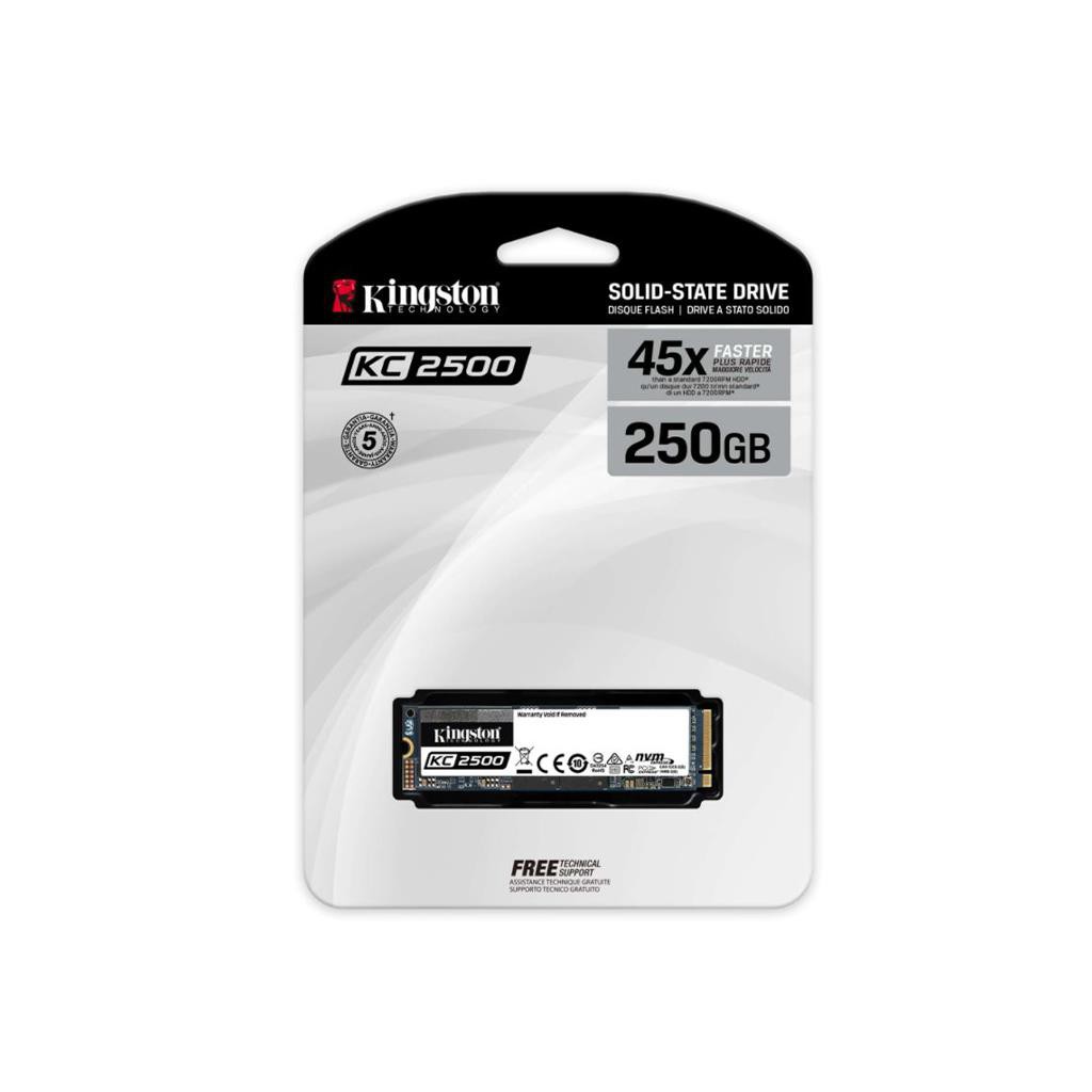 SKC2500M8/250G  Form factor M.2 2280 NVMe Gen 3.0 x 4 SMI 2262EN 96-layer 3D