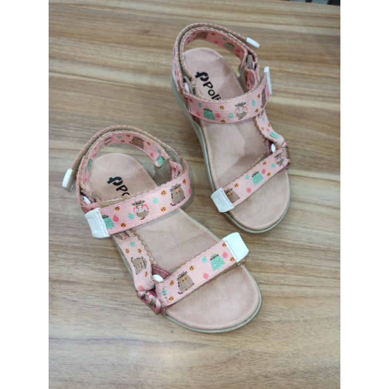 Sw01 รองเท้าแตะเด็กสีชมพู