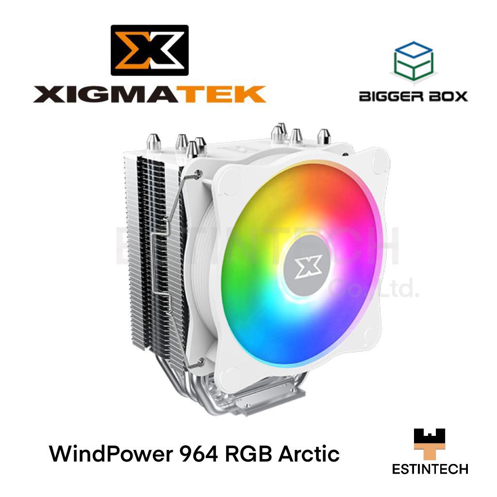 CPU AIR COOLER (ระบบระบายความร้อนด้วยอากาศ) Xigmatek WindPower 964 RGB Arctic ของใหม่ประกัน 1ปี