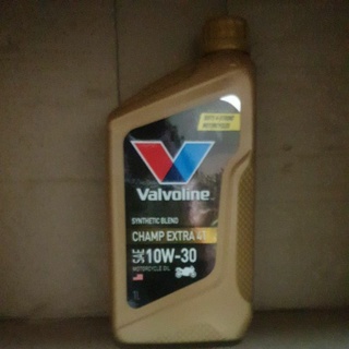 Valvoline น้ำมันเครื่อง มอเตอร์ไซค์ 1ลิตร 10W-30