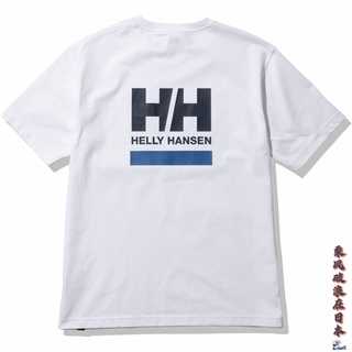 เสื้อยืดโอเวอร์ไซส์เสื้อยืดแขนสั้น คอกลม ผ้าฝ้าย พิมพ์ลาย Helly HANSEN HH ทรงหลวม แฟชั่นสําหรับผู้ชายS-3XL