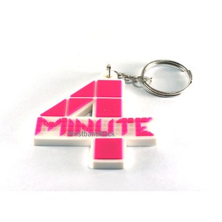 4MINUTE พวงกุญแจ ยาง ปั้มนูน  ร็อค พังค์ เมทัล 2-3 วันรับของ FME232