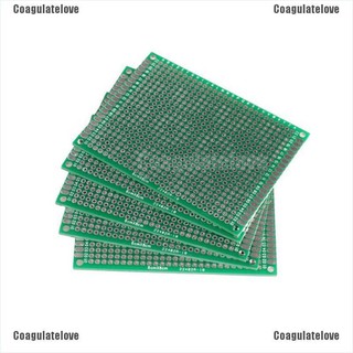 Coagulatelove แก้วไฟเบอร์ PCB พิมพ์ลาย สองด้าน 6x8 ซม. 1 ชิ้น