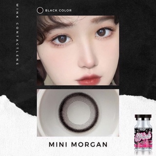 💋 มีค่าสายตา 💋 Wink Morgen Black บิ๊กอาย สุดปัง คอนแทคเลนส์ รายเดือน มีอย แถมตลับฟรี เลนส์นิ่ม สวยปังมาก