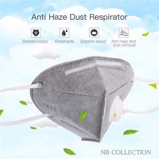 Dust mask pm 2.5 ผ้าปิดจมูกกันฝุ่น pm 2.5 พร้อมวาล์วกรองฝุ่น