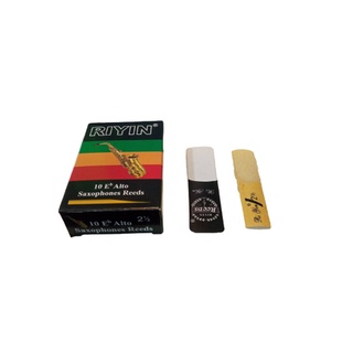 ลิ้น Alto Saxophone Reed ลิ้นสีขาว ยี่ห้อ RIYIN ขนาด 2.5 คุณภาพดี