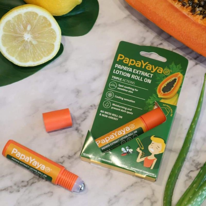 [ลองกดราคารวมส่งก่อน จะรู้ว่าเราถูกจริง][ส่งไวใน 12 ชม.] PapaYaya โรลออนทาหลังยุงกัด  ใช้ลดอาการคัน 