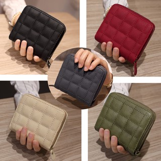 พร้อมส่งสี🔥6สีให้เลือก กระเป๋าสตางค์ใบสั้น Cc-100