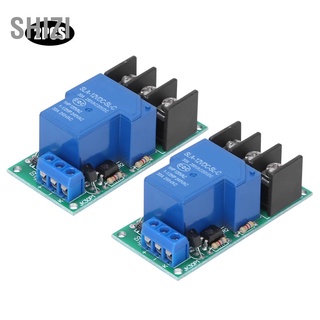 Shizi โมดูลรีเลย์ระดับต่ํา 1-Way 30A พร้อม Optocoupler Isolation 12V 2 ชิ้น