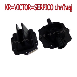 A HOT แป้นหรีดแต่ง V FORCE3 แท้+คอหรีด G FORCE ปากใหญ่ 34 MM สำหรับ KAWASAKI-KR150=VICTOR=SERPICO