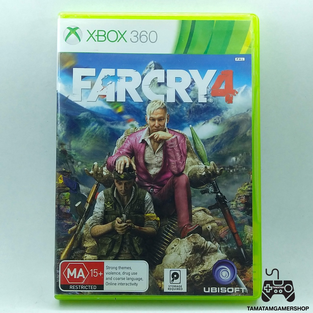 แผ่นแท้ Far Cry 4 xbox360 [PAL]แผ่นเกมส์แท้xbox360 มือสอง สภาพสะสม farcry4