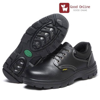 good online รุ่นS014 รองเท้าเซฟตี้ safety shoes หัวเหล็ก