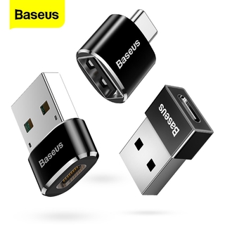 BASEUS อะแดปเตอร์ Micro USB ตัวเมีย แปลง Type C ตัวผู้ OTG สําหรับ Macbook Samsung S10 Huawei