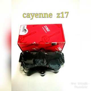 ผ้าเบรคหน้า cayenne 17z