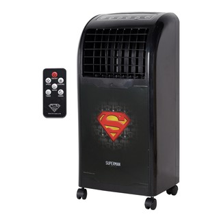 KOOL+ พัดลมไอเย็น พร้อมรีโมทคอนโทรล ลิขสิทธิ์ ลาย SUPER MAN Red รุ่น AB-604