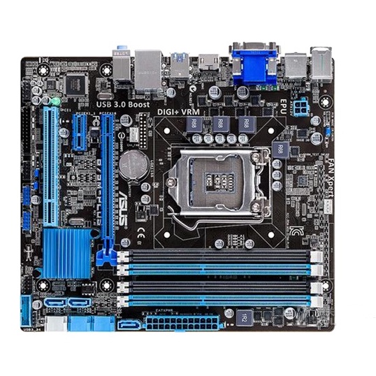 ASUS B75M-PLUSคอมพิวเตอร์ เมนบอร์ด Mainboards LGA1155