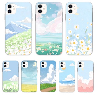 เคสโทรศัพท์มือถือ ซิลิโคน ลายภูมิทัศน์รักษา สําหรับ Vivo Y30 Y50 Y30i Y31 2021 Y51 2020 Y53 Y55