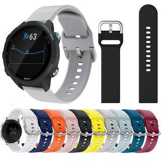 สายนาฬิกาข้อมือซิลิโคนสําหรับ Garmin Forerunner 645 / 645 M / 245 / 245 M / Vivoactive 3 20 มม .