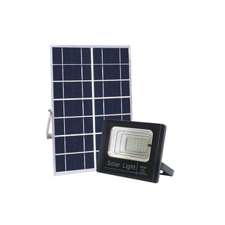 สปอตไลท์ Solar LED โซล่าเซลล์ 25W JD-8825 โคมไฟสปอร์ตไลท์ รุ่นใหม่ 42 SMD พร้อมรีโมท สว่างมาก