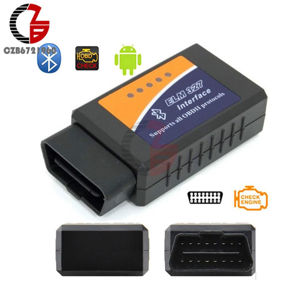 elm 327 บลูทูธ v 1 . 5 obd ii odb 2 elm 327 เครื่องสแกนเนอร์สําหรับรถยนต์