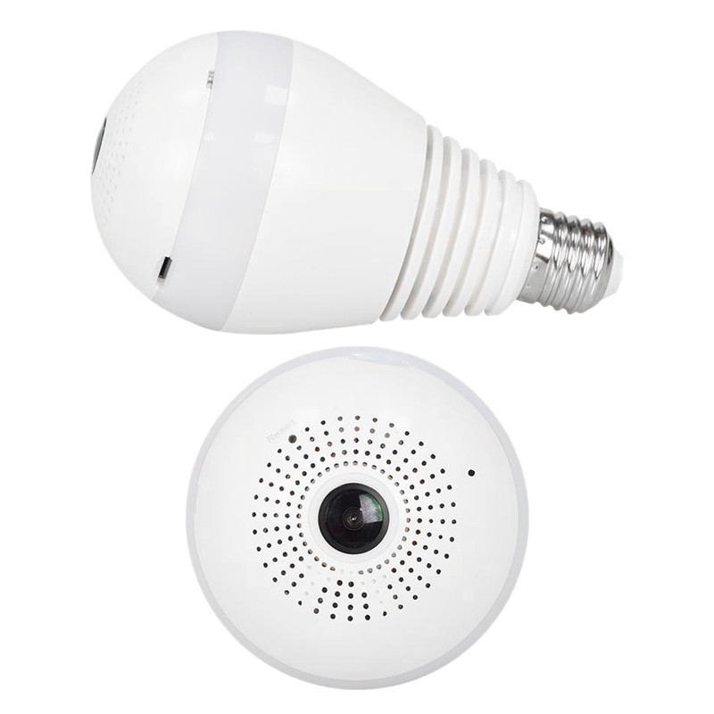 Dp5 Dual Light Bulb Camera Wifi Indoor Surveillance Infrared Night ...