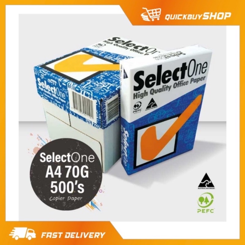 SELECT ONE A4 PAPER 70GSM/ KERTAS A4 70GSM