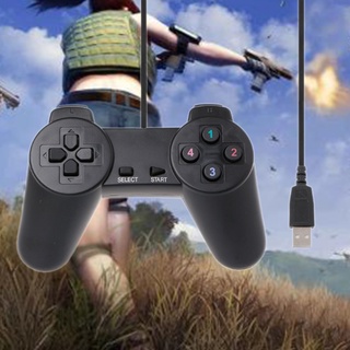 R* จอยสติ๊กเล่นเกม แบบใช้สาย USB 2.0 สําหรับแล็ปท็อป คอมพิวเตอร์ PC