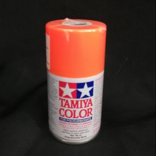 🎨TAMIYA 86024 PS-24 FLUORESCENT ORANGE สีสเปรย์ สีส้มสะท้อนแสง พ่นบอดี้ใส รถบังคับวิทยุ