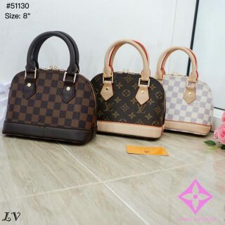 Louis Vuitton 8" พรีเมี่ยม ปั๊มทุกจุด งานสวยมาก. พร้อมส่ง