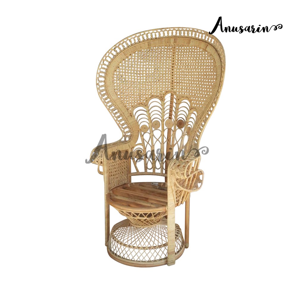 Anusarin RATTAN PEACOCK CHAIR 04 เก้าอี้หวาย Peacock Chair 04 -Natural Rattan Color