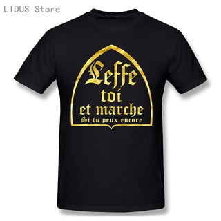 [COD]Summwe เสื้อยืดแขนสั้น คอกลม ผ้าฝ้าย พิมพ์ลาย Leffe Toi Et Marche Humouristique Cadeau แฟชั่นสําหรับผู้ชายS-5XL