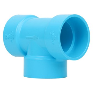 Joints FPT TEE PVC SOCKET SCG 1 1/2" LIGHT BLUE Pipe fitting Water supply system ข้อต่อ ข้อต่อสามทาง-บาง SCG 1 1/2 นิ้ว