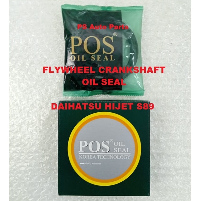 POS FKM Flywheel เพลาข้อเหวี่ยงซีลน้ํามันสําหรับ Daihatsu Hijet S89 (80*100*8.5) Hijet Flywheel ซีลน