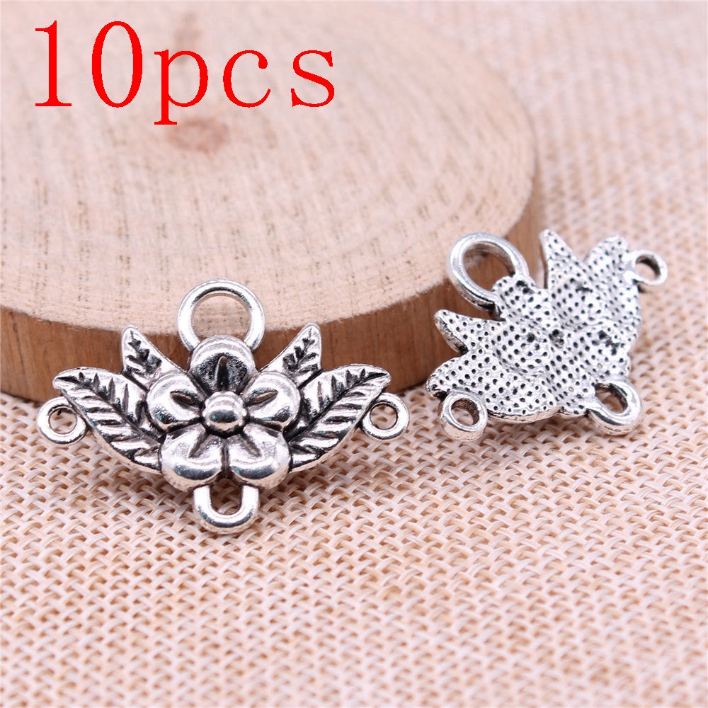 จี้ดอกไม้ สไตล์วินเทจ สําหรับทําเครื่องประดับ โทรศัพท์ Diy - รูปที่ 2