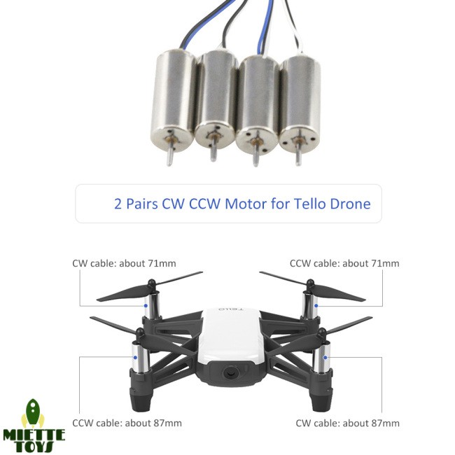 มอเตอร์ Cw / Ccw มอเตอร์สําหรับ Dji Tello Mini Quadcopter อุปกรณ์ซ่อมโด ...