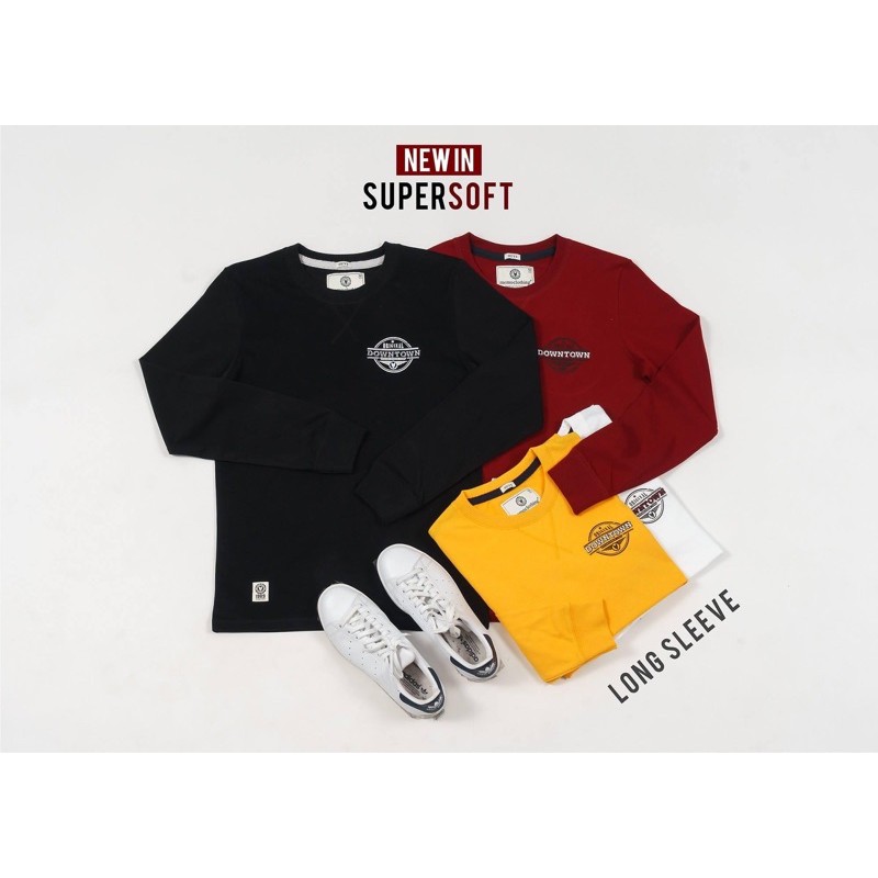 เสื้อยืดแขนยาว Memo ผ้า supersoft แท้ 100%