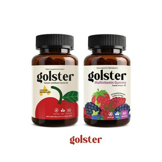 Golster โกลสเตอร์ แอปเปิ้ลไซเดอร์กัมมี่ และ มัลติวิตามินกัมมี่ / Apple cider vinegar gummy and multivitamin gummy