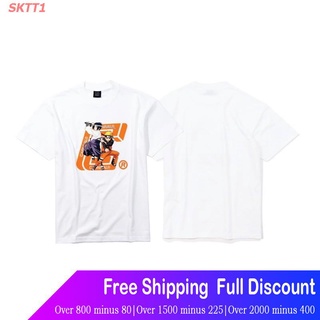 ผ้าฝ้ายแท้เสื้อยืดยอดนิยม CARNIVAL X Naruto Shippuden Capsule T-Shirt NARUTOMens Womens T- bh